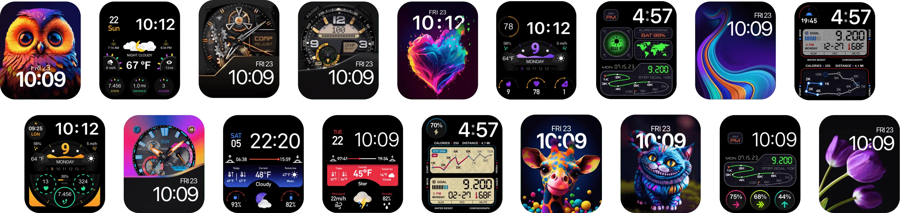 Outstanding collection Apple Watch Faces